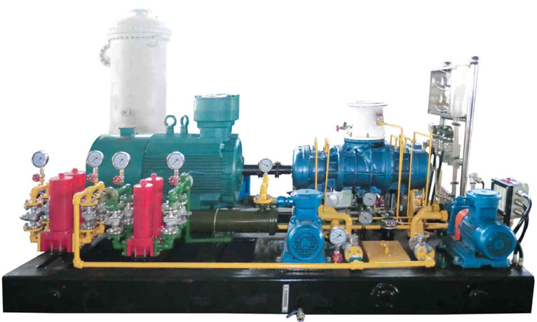 石油伴生氣螺桿壓縮機(jī)組客戶案例